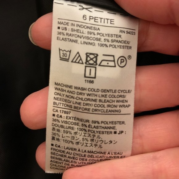 Banana Republic Factory grey notch collar blazer - Picture 5 of 5